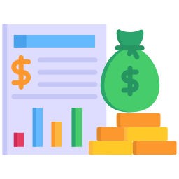 Financial report icon