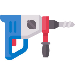 Rotary hammer icon