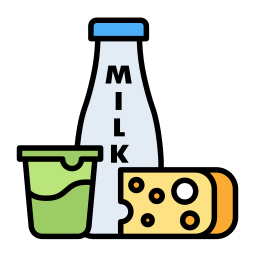 productos lácteos icono