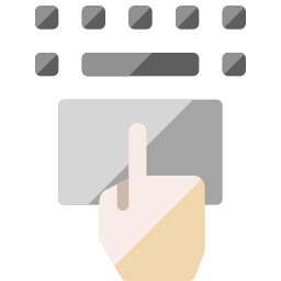 panel táctil icono