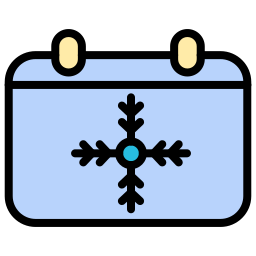 temporada de invierno icono