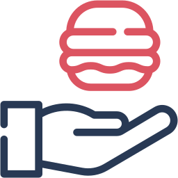 Food donation icon