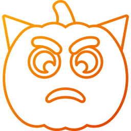 Angry face icon