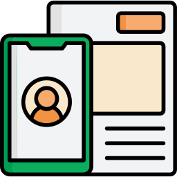 diseño de experiencia de usuario icono