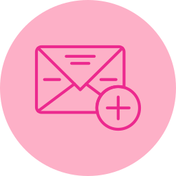 e-mail hinzufügen icon