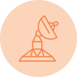 Satellite dish icon