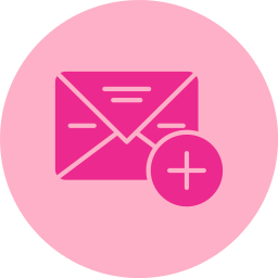 e-mail hinzufügen icon