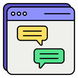 Web chat icon