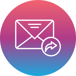 e-mail doorsturen icoon