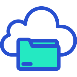 almacenamiento en la nube icono