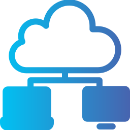 transferencia de datos icono