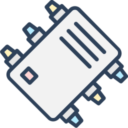 chip del computer icona