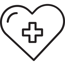 Heart treatment icon