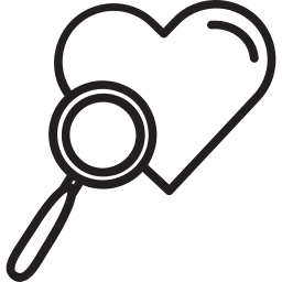 Heart diagnosis icon