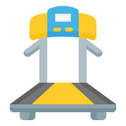 Treadmill machine icon