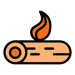 ognisko obozowe ikona