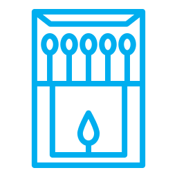 scatola di fiammiferi icona