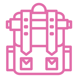 Back pack icon