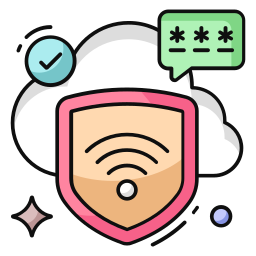 Cloud security icon