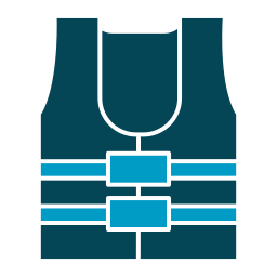 Fishing vest icon