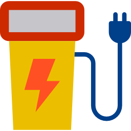 elektrisch station icoon