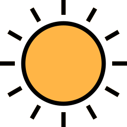 soleil Icône