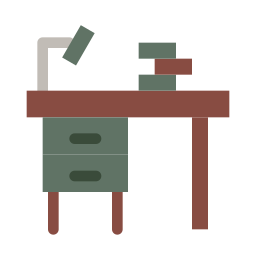 Work desk icon