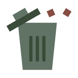 Trash can icon