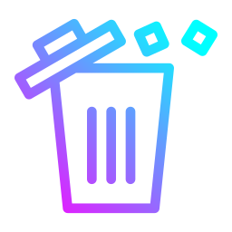 Trash can icon