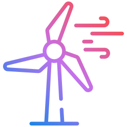 Wind energy icon