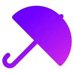 Open umbrella icon