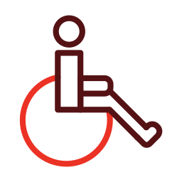 장애가 있는 icon
