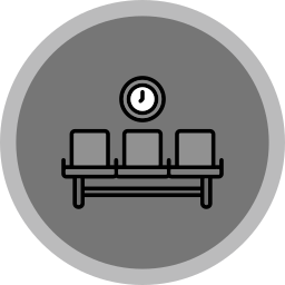 Waiting area icon