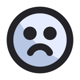Sad emoji icon