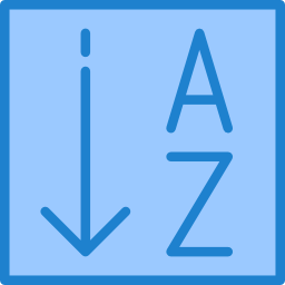Alphabetical icon