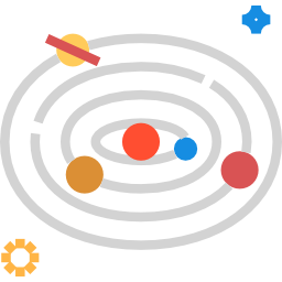 sistema solar Ícone