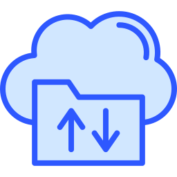 datos en la nube icono