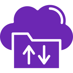 Cloud data icon