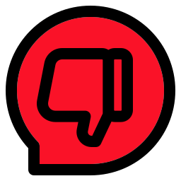 Bad feedback icon