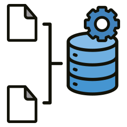 integración de datos icono