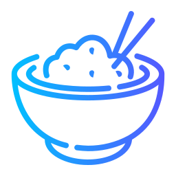 Rice bowl icon