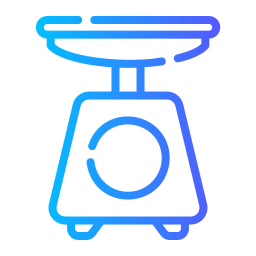 Kitchen scales icon