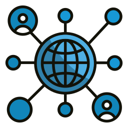 red social icono