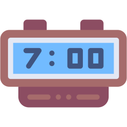 Digital clock icon