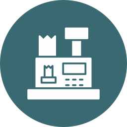 Cash register icon