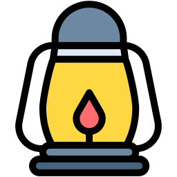 lampada da fuoco icona