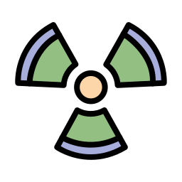 signo nuclear icono