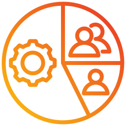 segmentación icono