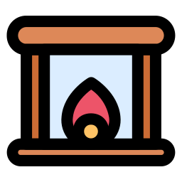 chimenea icono