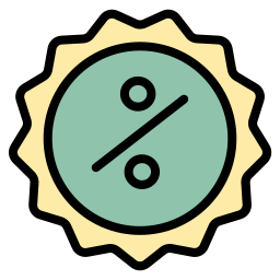 Discount label icon